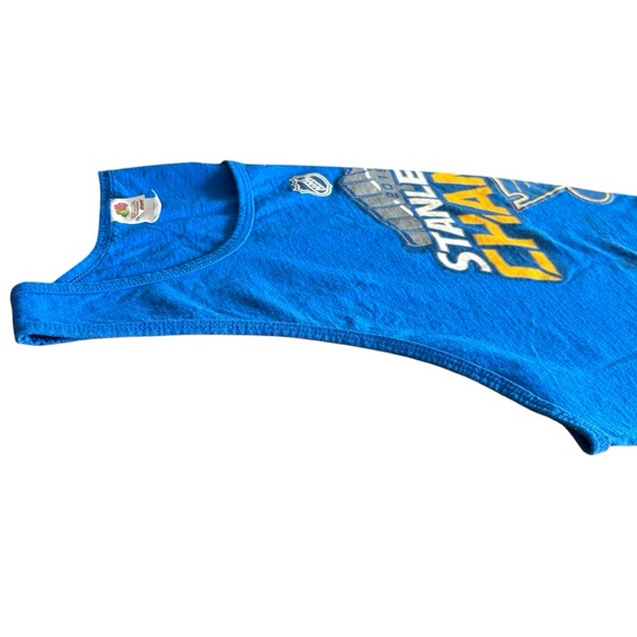 St. Louis Blues 2019 Stanley Cup Champions Tank Top Blue 2XL - Picture 4 of 6